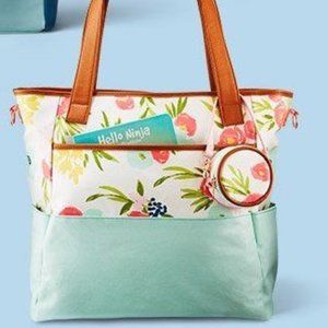 Floral Print Cloud Island Baby Bag - Changing Pad